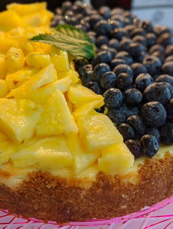 Photo of Pineapple Blueberry Cheesecake
