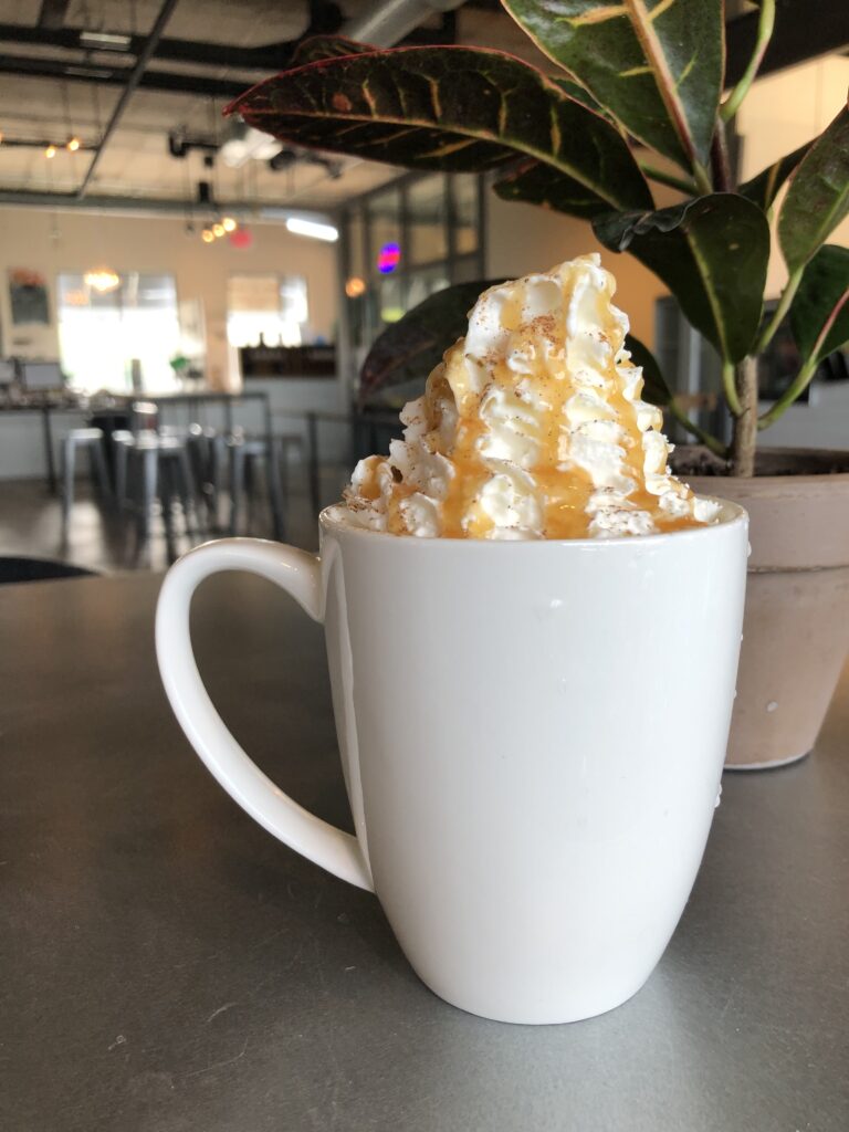 Spiked Apple Cider with Orange Infused Whipped Cream