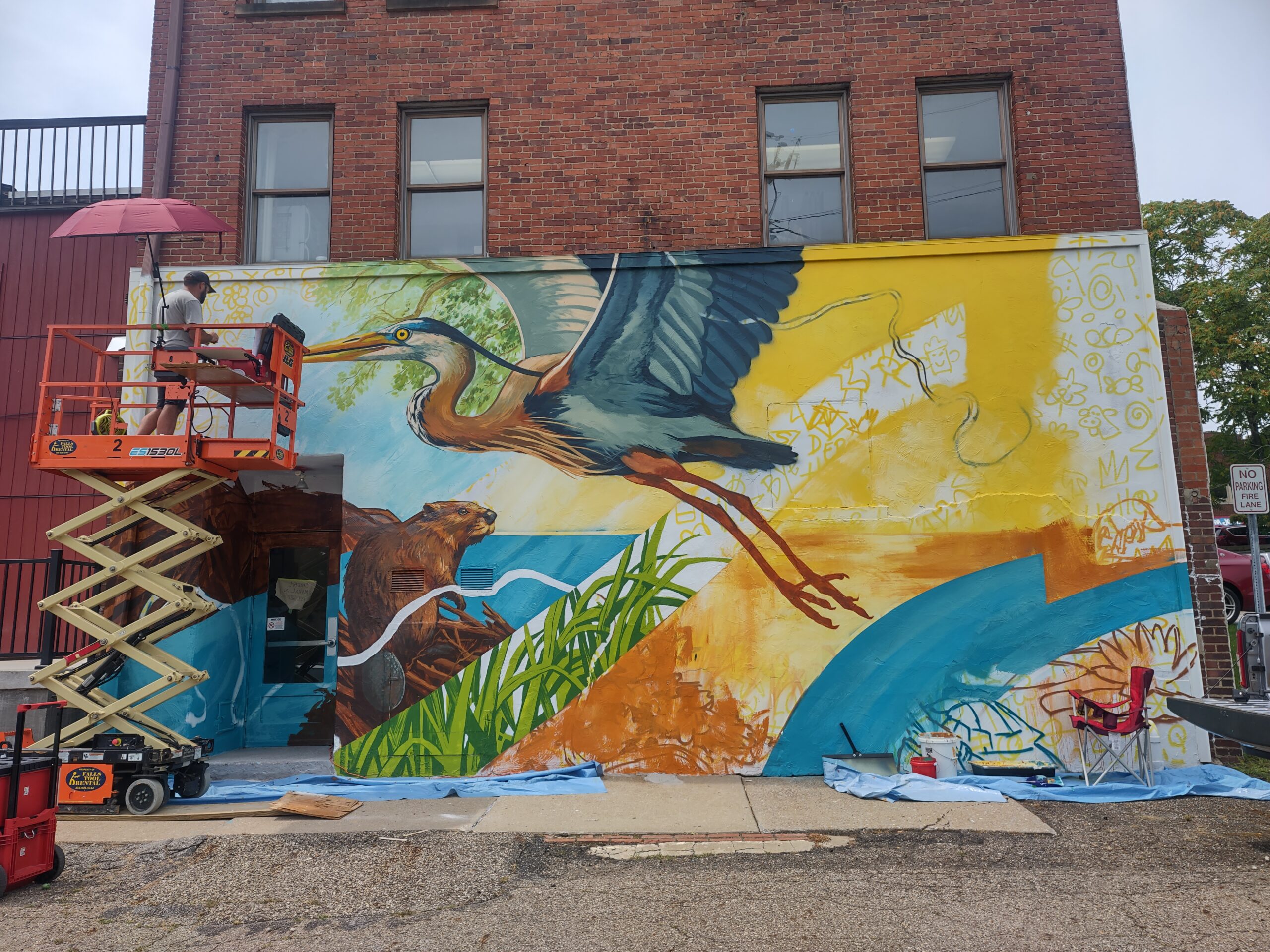 Thumbnail image for: From Blank Wall to Community Landmark: The Story Behind the “Pantone of the Cuyahoga River” Mural